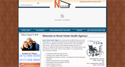 Desktop Screenshot of novelhomehealth.com